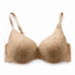 Elegant Lace Dobreva Beige Bra Size 38DD